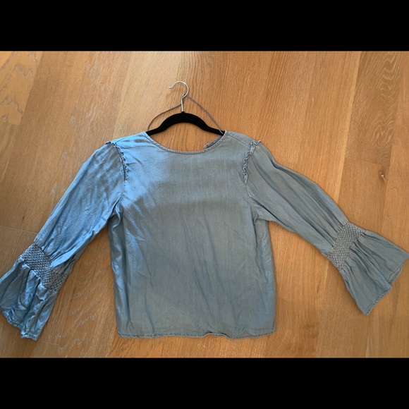 Soft Denim Zara Blouse - Picture 1 of 5